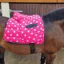 Supreme Products Dotty Fleece Ride On Saddle Cover - Paradise Pink
