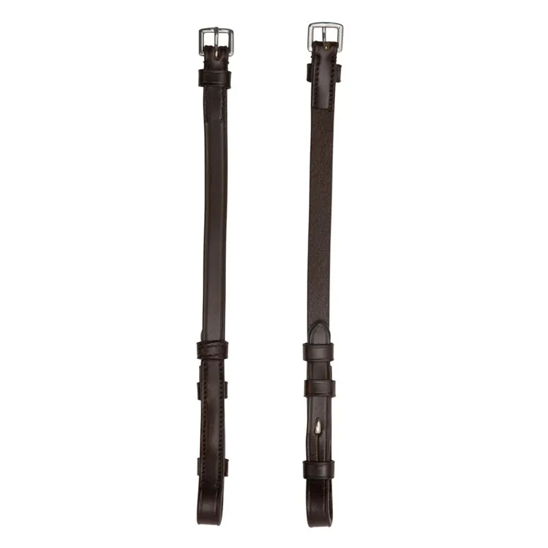 Schockemohle Anatomic Bridle Cheek Pieces - Espresso/Silver