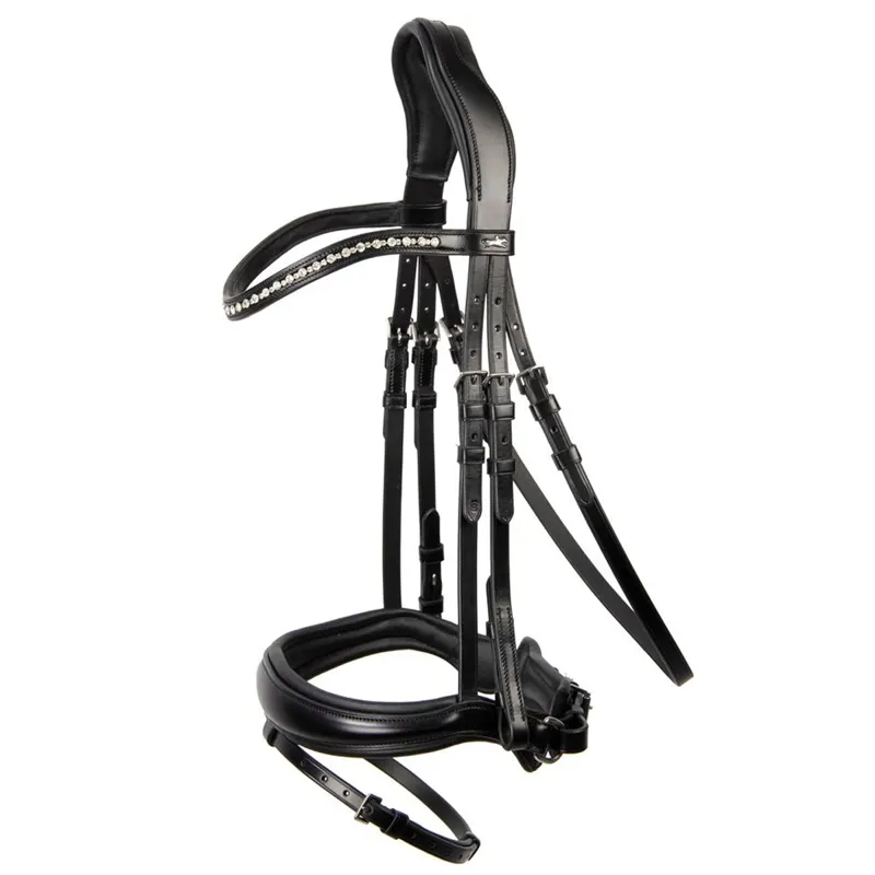 Schockemohle Brantford Bridle - Black/Silver