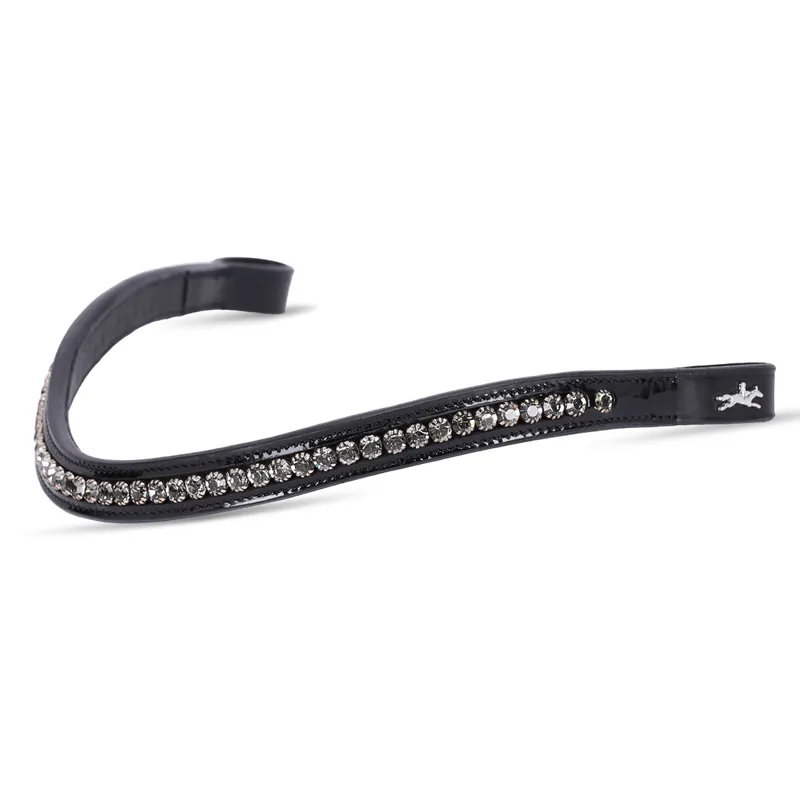 Schockemohle Glam Browband - Black/Patent/Diamond/Silver