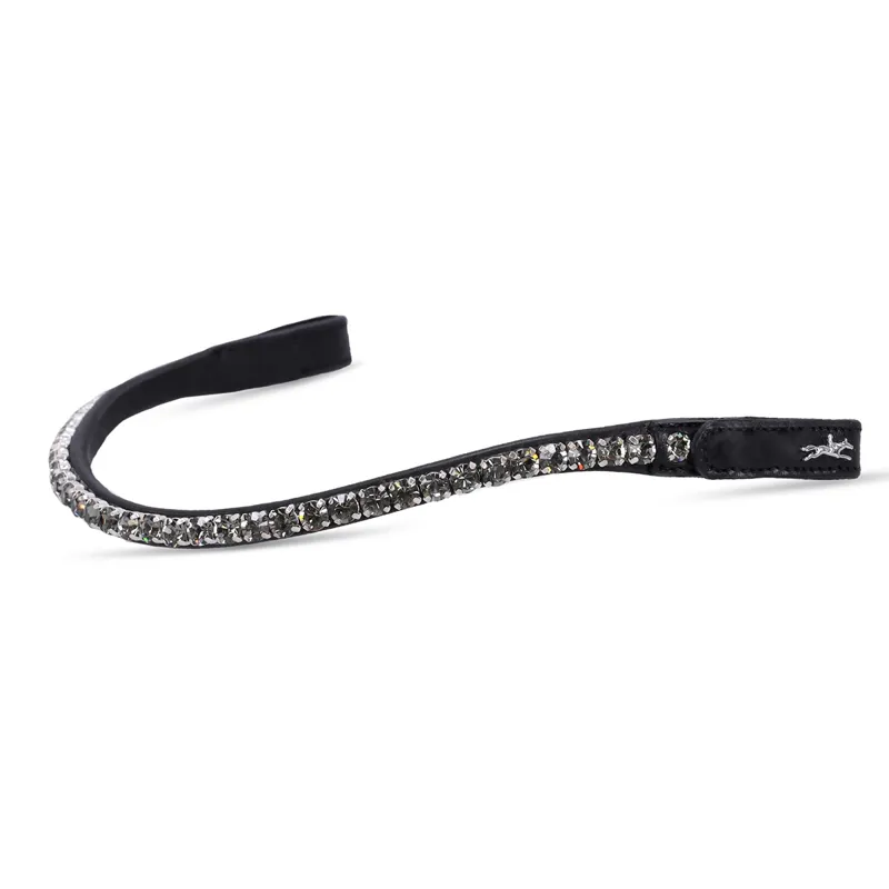 Schockemohle Siena Browband - Black/Grey