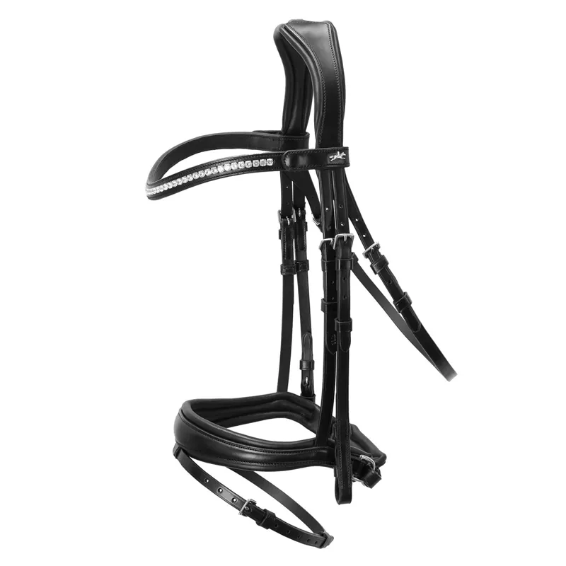 Schockemohle Charleston Bridle - Black/Silver