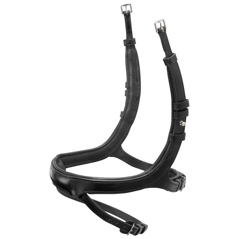 Schockemohle Equitus Alpha Noseband - Black/Silver