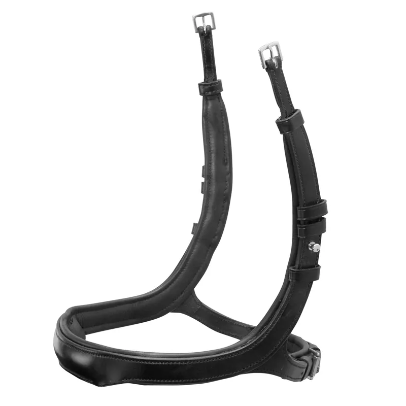 Schockemohle Equitus Delta Noseband - Black/Silver