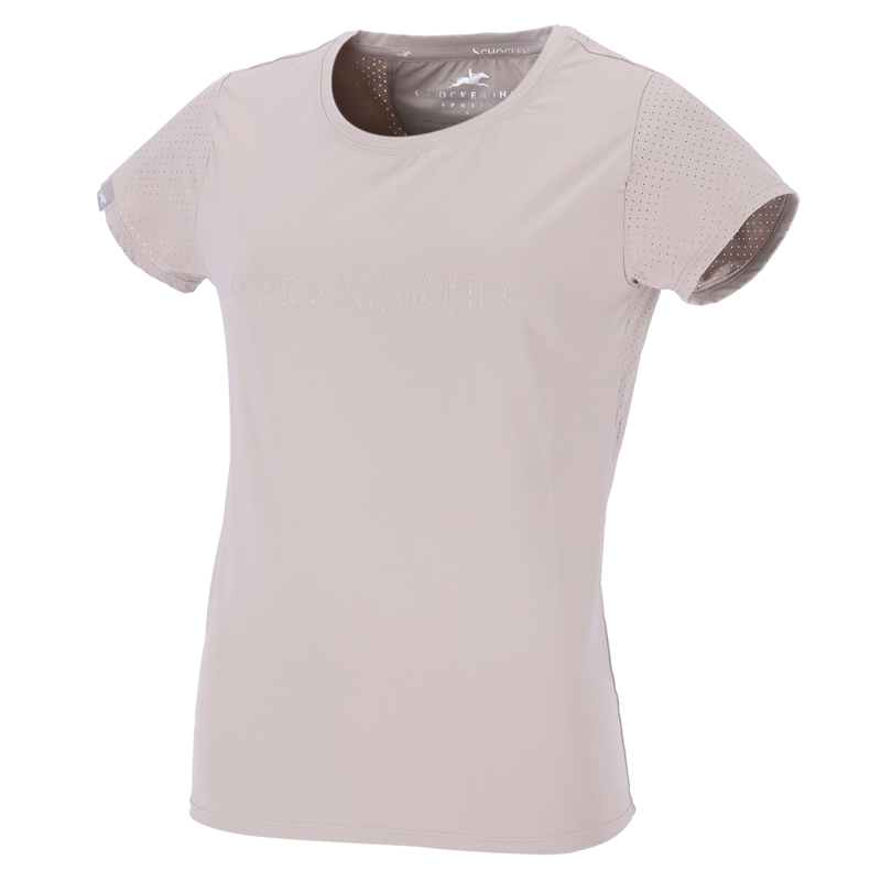 Schockemohle Ladies SPNina Style T-Shirt - Chalk