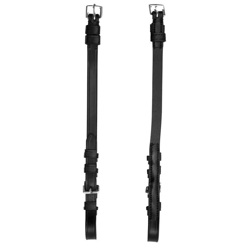 Schockemohle London Cheek Pieces - Black/Silver