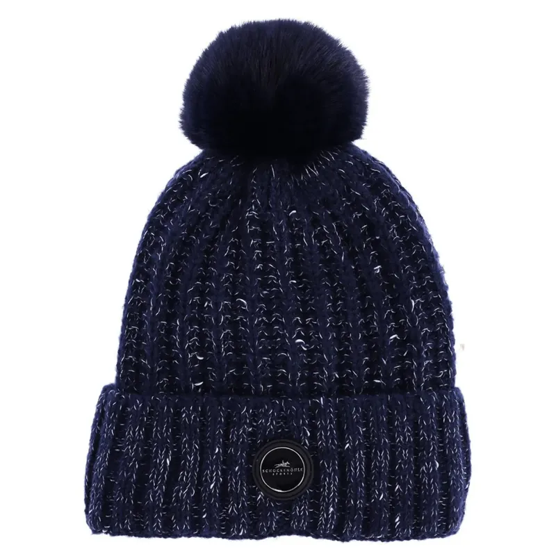 Schockemohle Melange Style Beanie - Deep Night