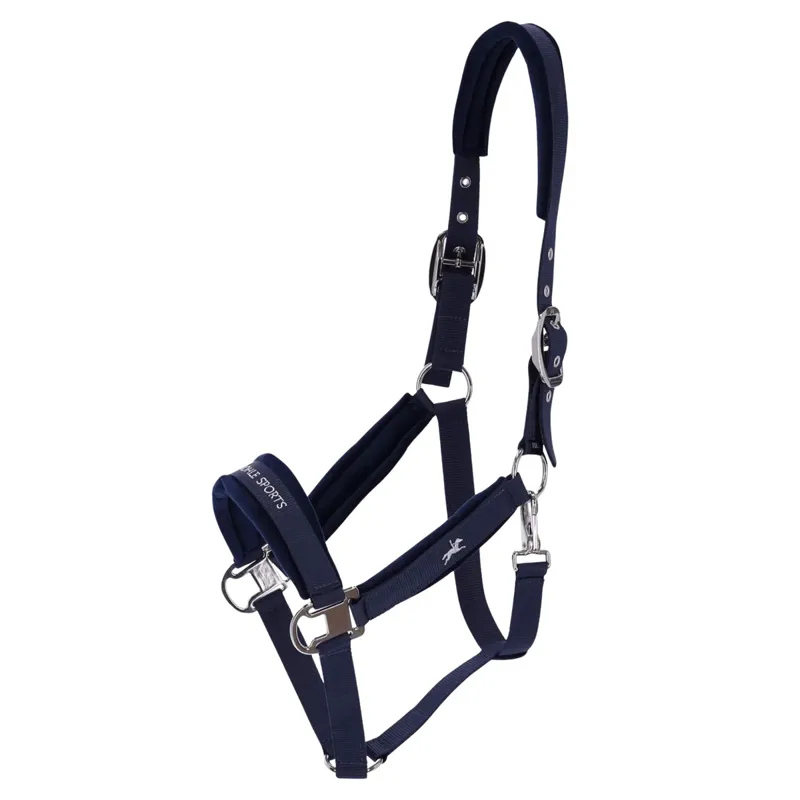 Schockemohle Soft Velvet Halter - Dark Navy