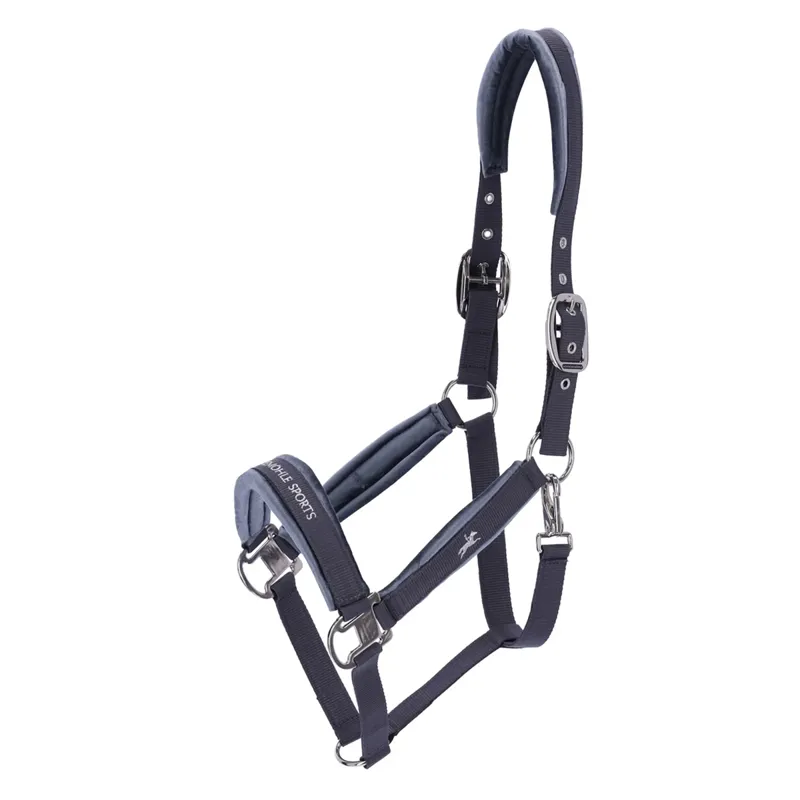 Schockemohle Soft Velvet Style Headcollar - Slate Grey