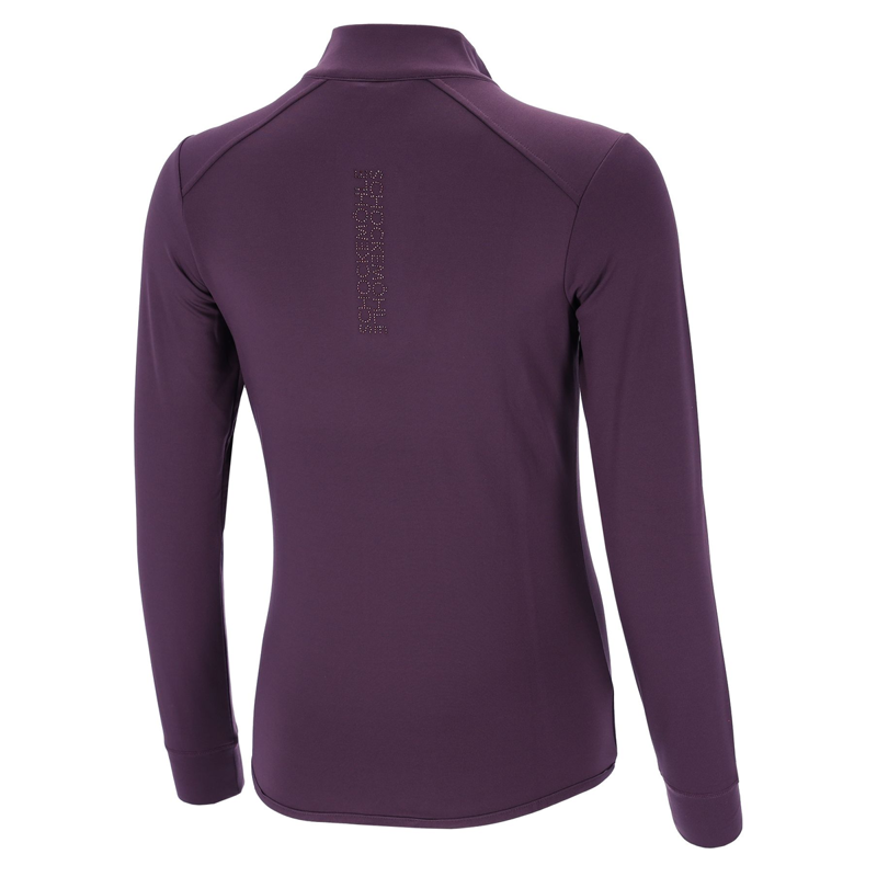Schockemohle SPAyla Style Ladies Functional Training Shirt - Deep Mauve-1