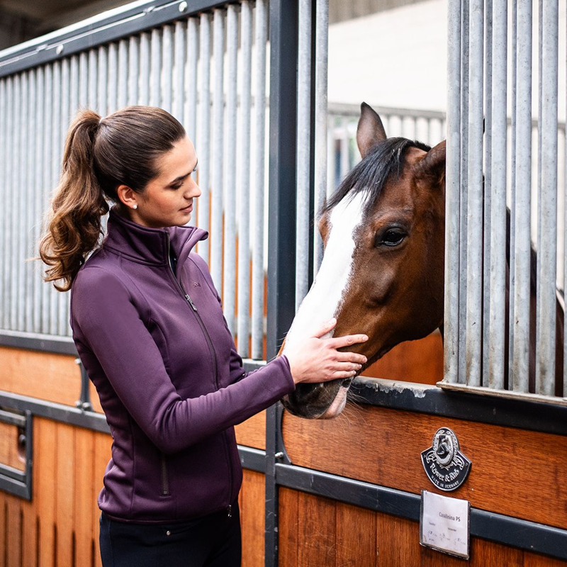 Schockemohle SPEmilia Style Ladies Functional Jacket - Deep Mauve-2