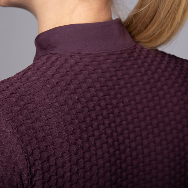 Schockemohle SPHedy Style Ladies Training Shirt - Deep Mauve-4