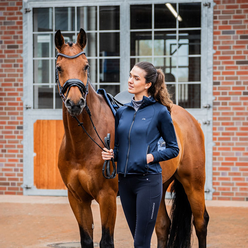 Schockemohle SPRica Style Ladies Jersey Jacket - Deep Night-3