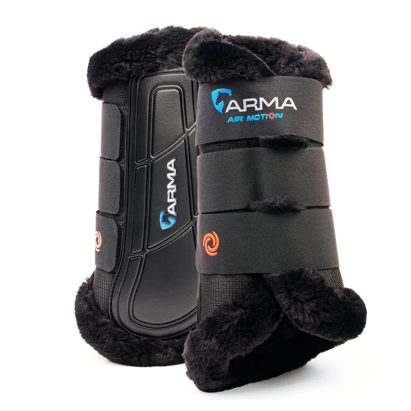 Shires ARMA Air Motion Supafleece Brushing Boots - Black