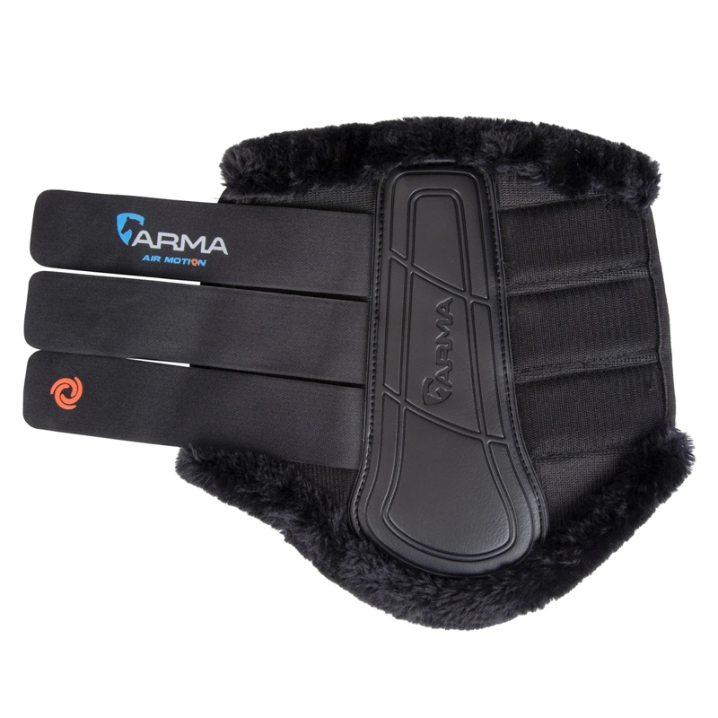 Shires ARMA Air Motion Supafleece Brushing Boots - Black-3