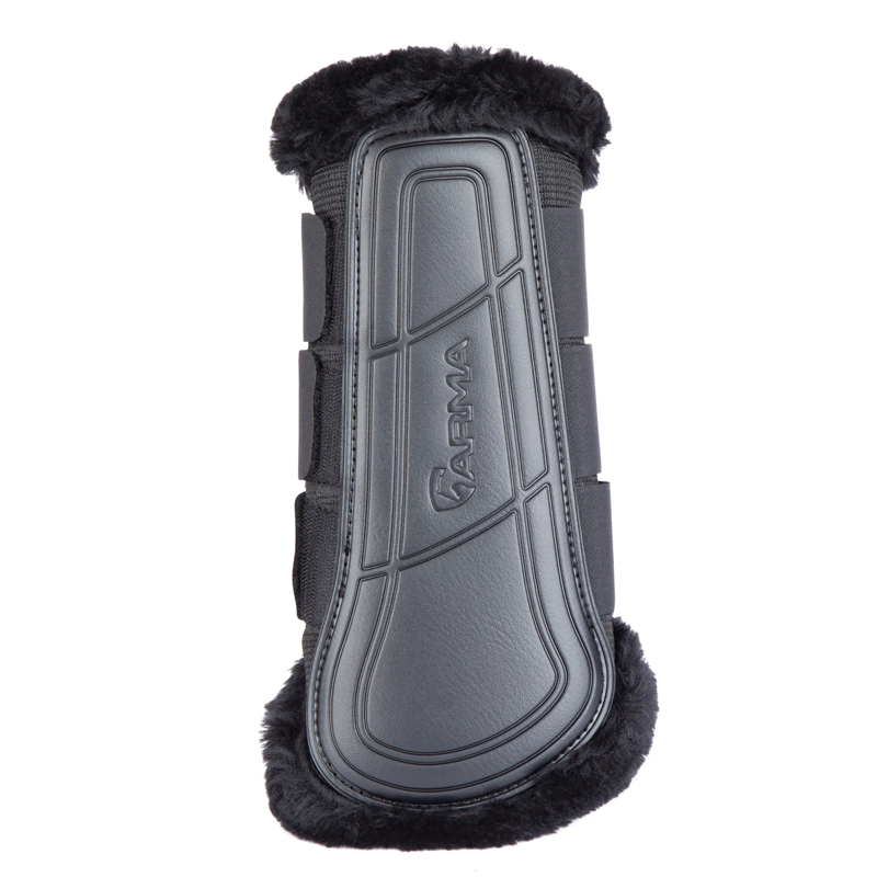 Shires ARMA Air Motion Supafleece Brushing Boots - Black-1