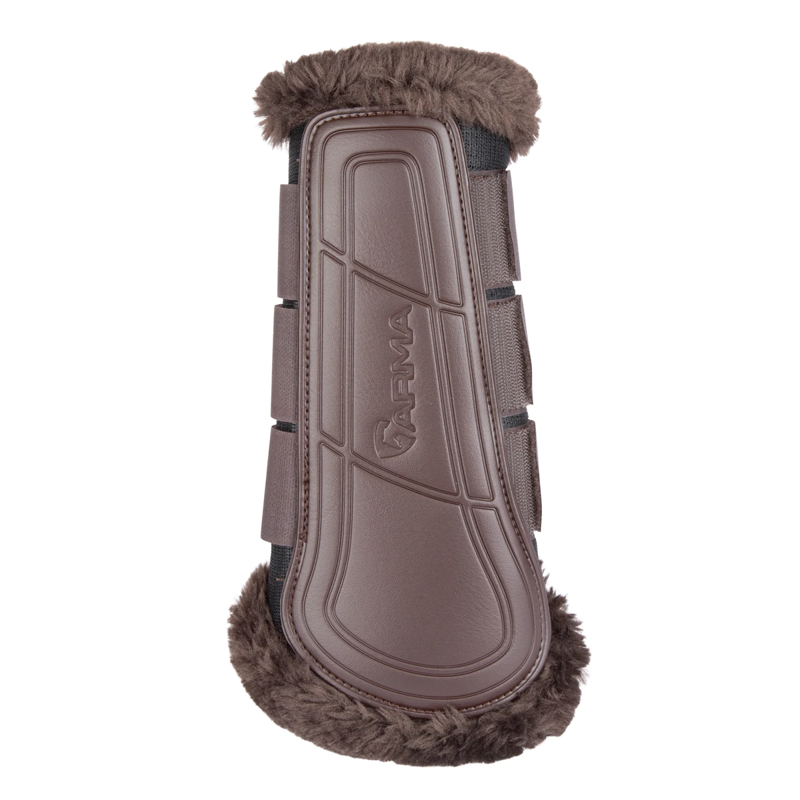 Shires ARMA Air Motion Supafleece Brushing Boots - Brown-2