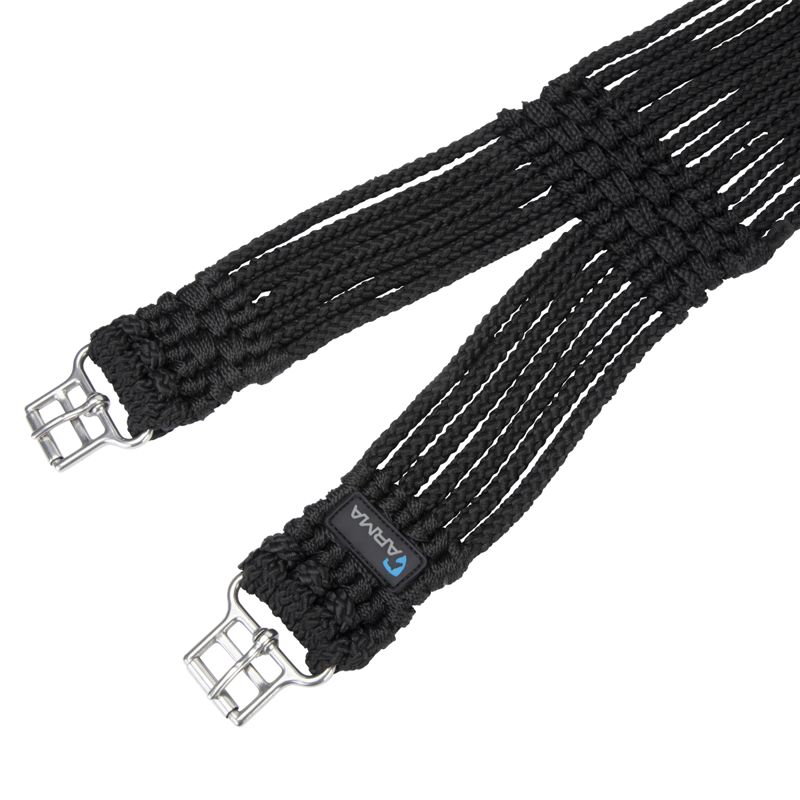 Shires ARMA Braided Girth - Black-2
