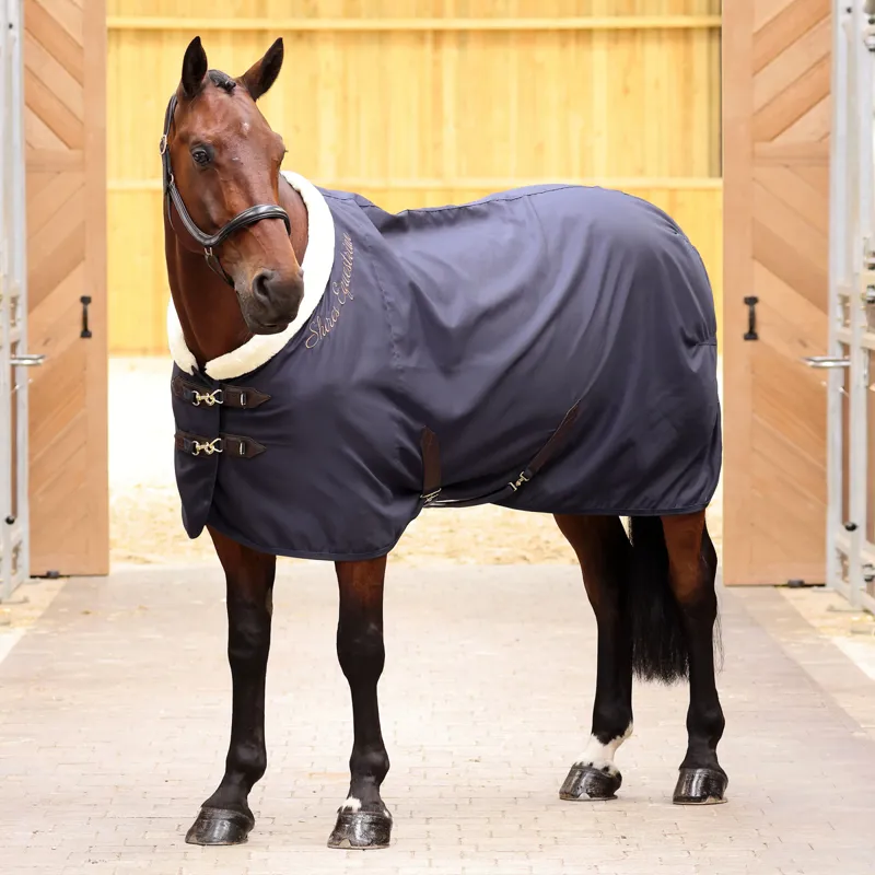 Shires Deluxe Stable Sheet - Navy
