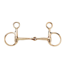 Shires  Hanging Cheek Snaffle Bit - Brass