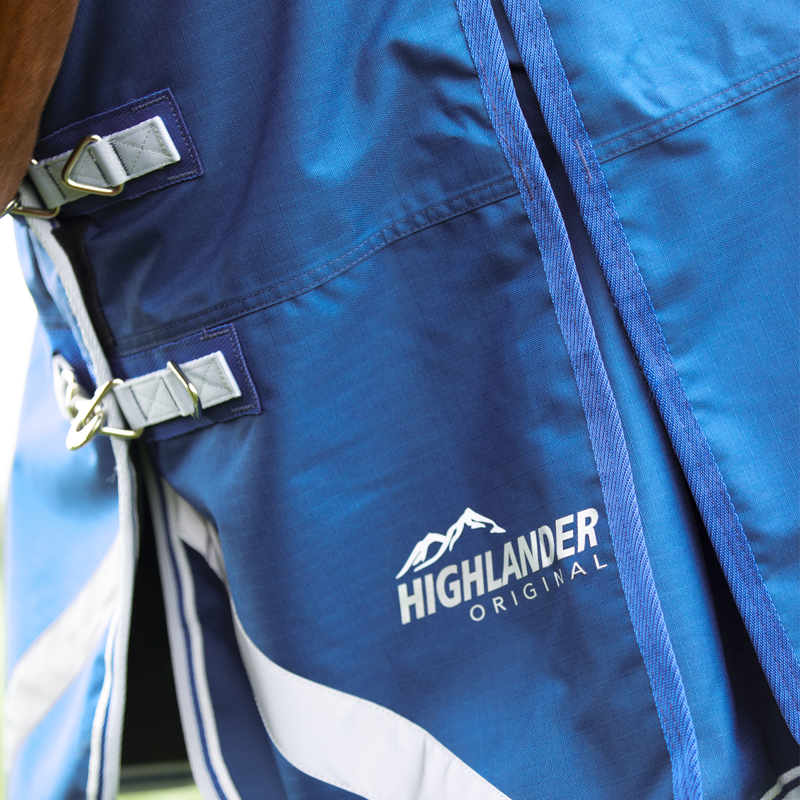 Shires Highlander Original 200 Turnout Rug - Blue-4
