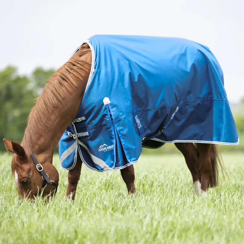 Shires Highlander Original 200 Turnout Rug - Blue-1