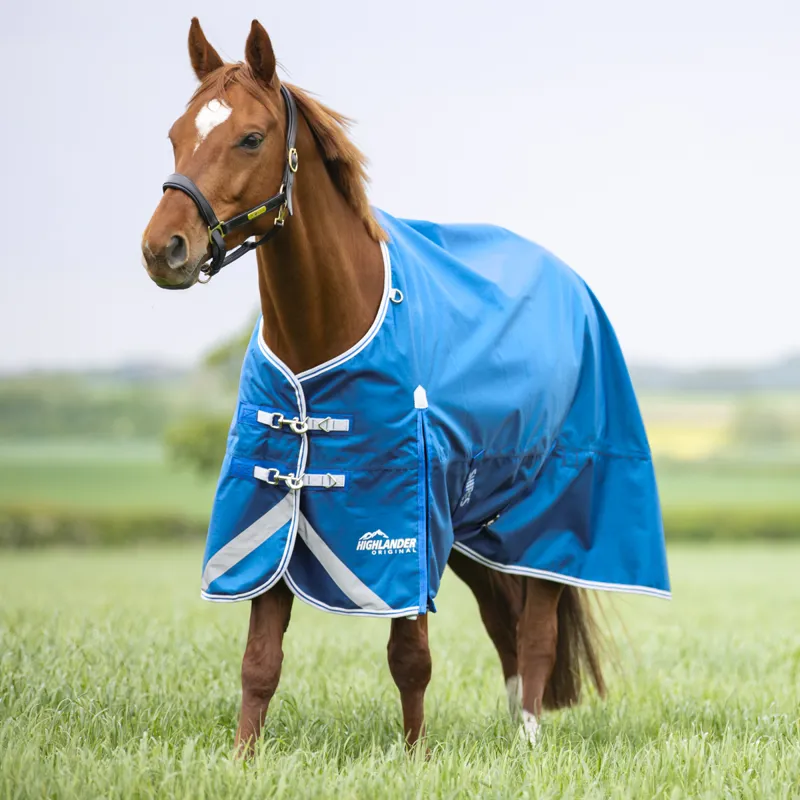 Shires Highlander Original 200 Turnout Rug - Blue-2