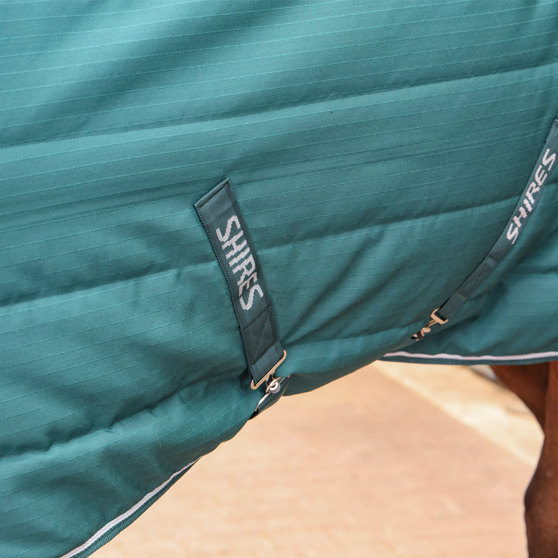 Shires Tempest Original 200 Stable Rug and Neck - Emerald-3
