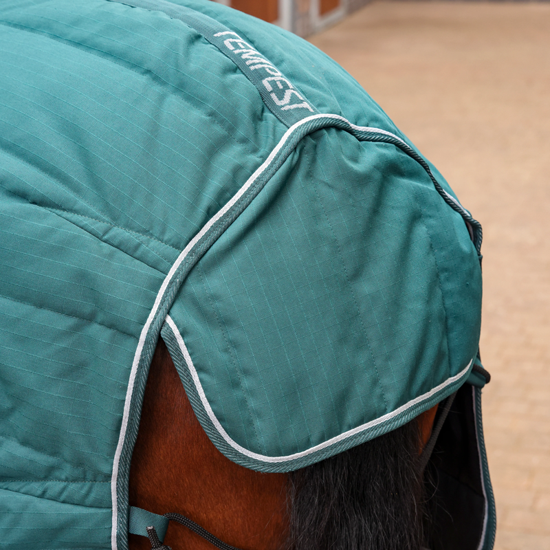 Shires Tempest Original 200 Stable Rug and Neck - Emerald-4