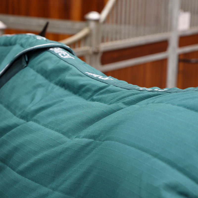 Shires Tempest Original 200 Stable Rug and Neck - Emerald-2