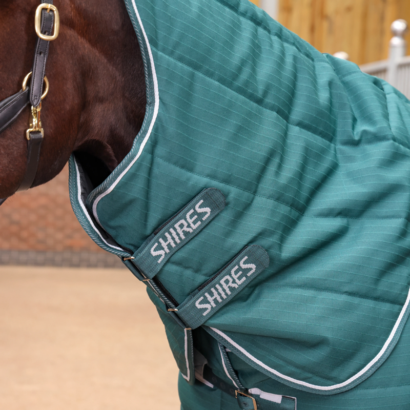 Shires Tempest Original 200 Stable Rug and Neck - Emerald-1