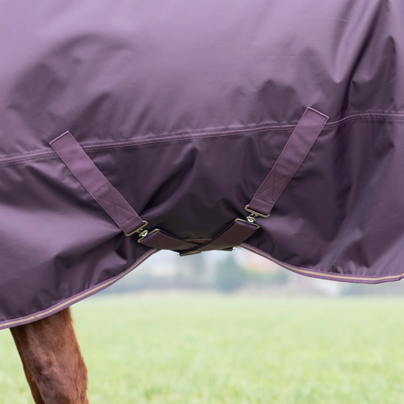 Shires Typhoon 100 Turnout Rug - Black Cherry-4