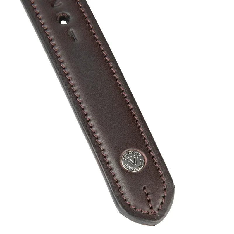 Shires Velociti Lusso Non Stretch Stirrup Leathers - Havana-2