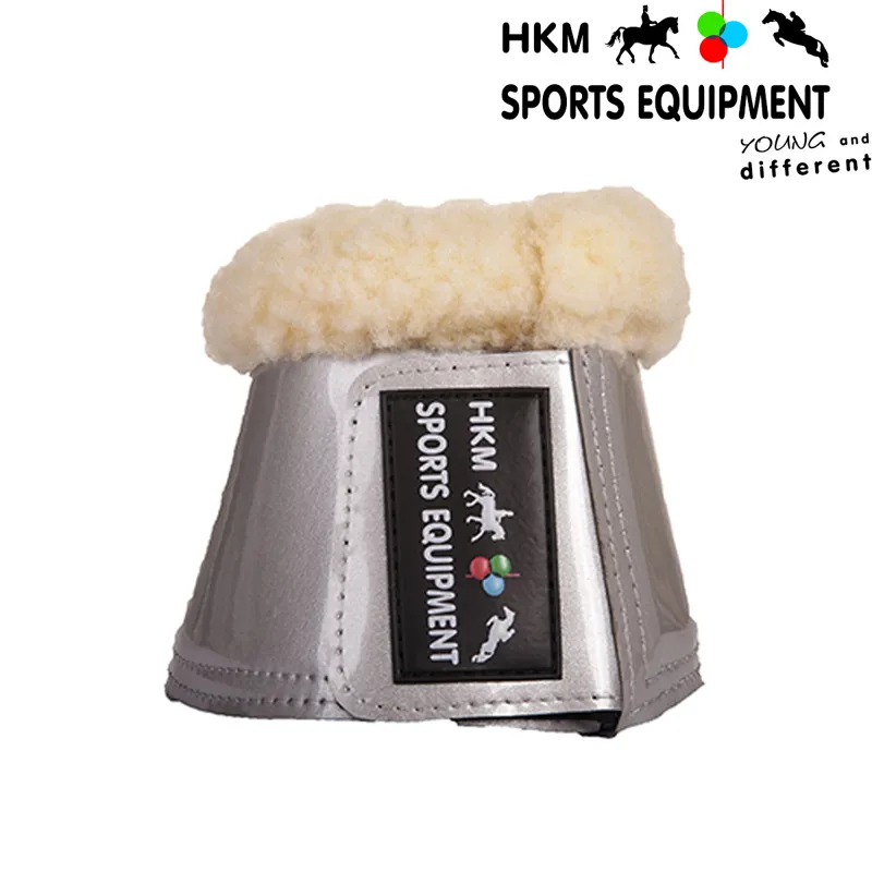 HKM Patent Comfort Over Reach Boots - Silver