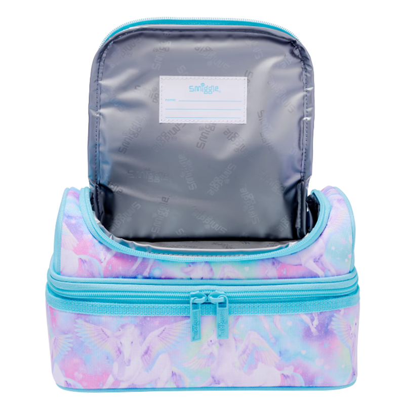 Smiggle Freestyle Double Decker Lunchbox - Pastel-1