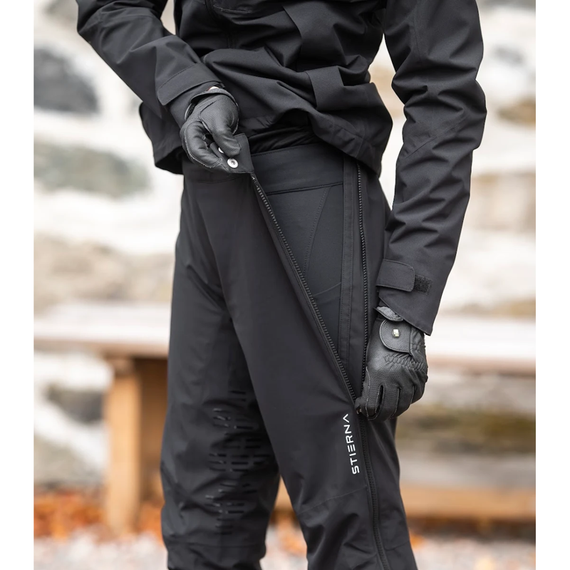 Stierna Rain Pants Short - Black-4
