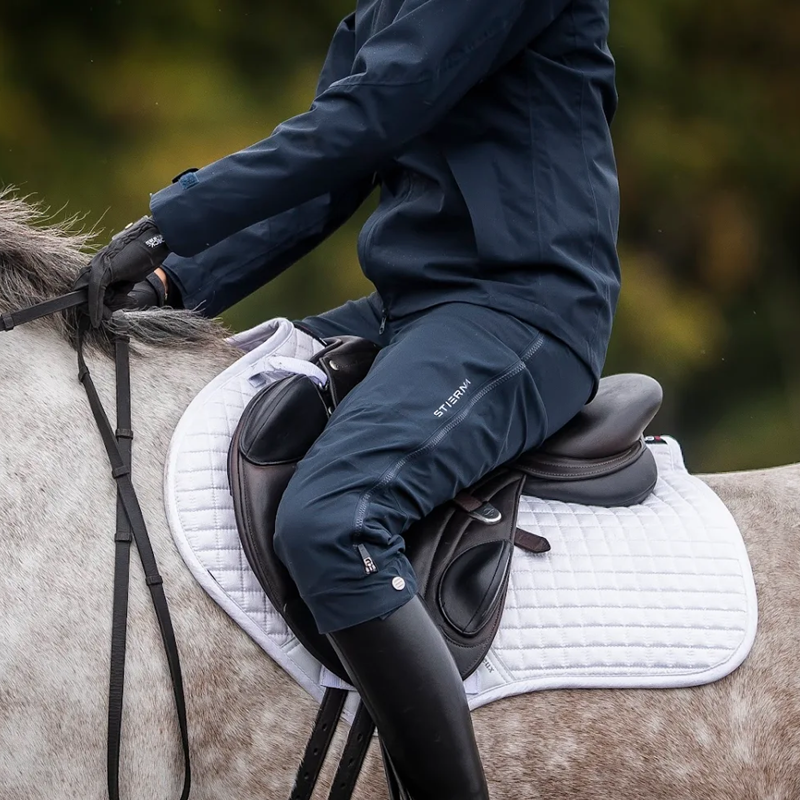 Stierna Rain Pants Short - Midnight Navy-2