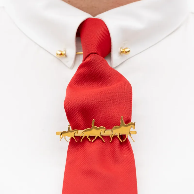 Supreme Products 'Hot to Trot' Tie Pin - Gold-1