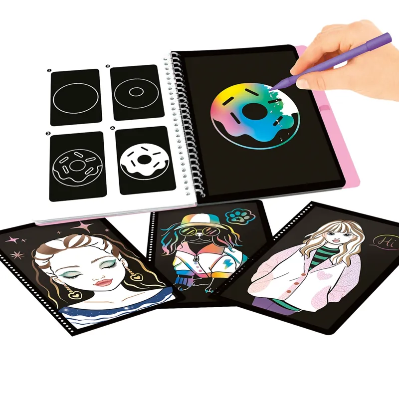 TOPModel Magic Scratch Book-1