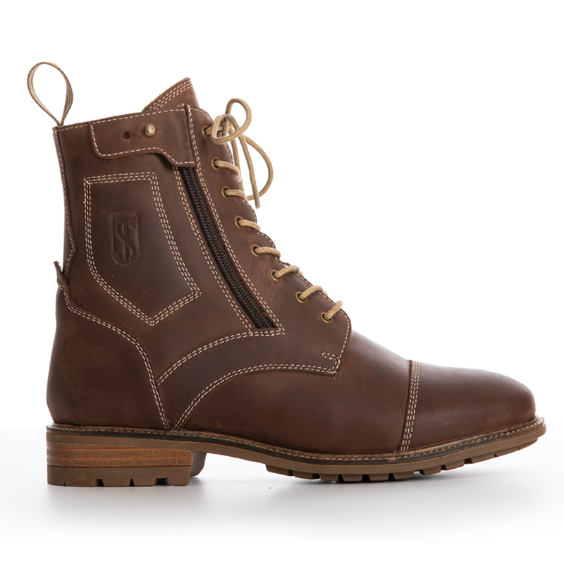 Tredstep Ireland Spirit Side Zip Country Boots - Mahogany-1