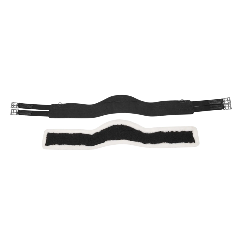 LeMieux Hunter Girth with Detachable Merino+ Liner - Black-1