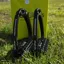 Tech Venice Sloped Evo Safety Stirrup - Black/Black Swarovski Golden Shadow