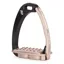 Tech Venice Sloped M Medium Safety Stirrups - Black/Rose Gold