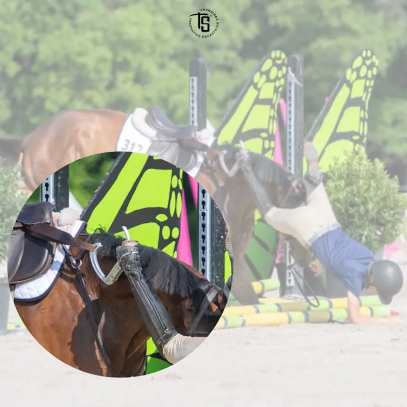 Tech Venice Sloped M Medium Safety Stirrups - Black/Rose Gold-4