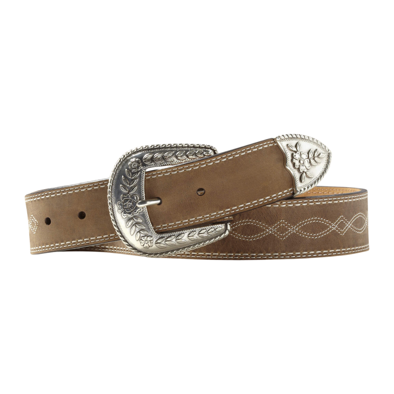 Ariat Women's Diamond Ogee Belt - Brown