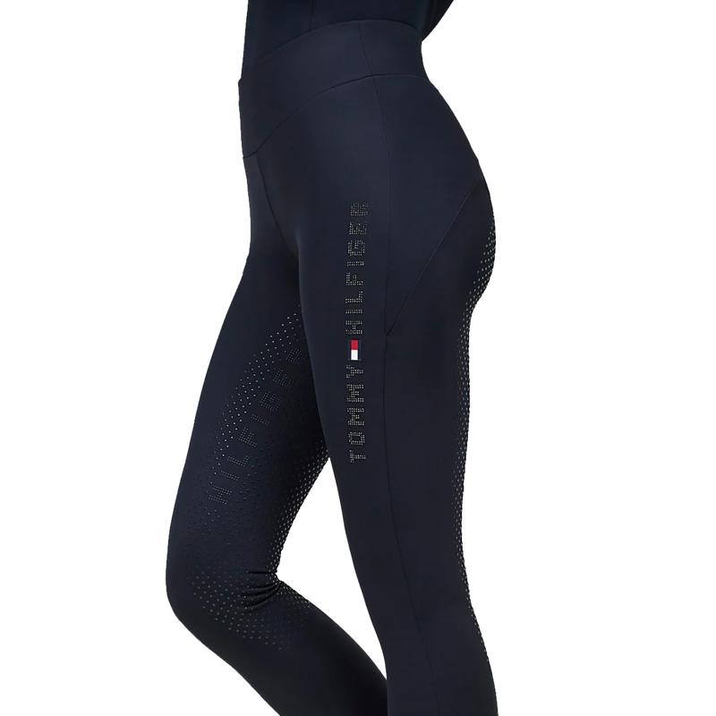 Tommy Hilfiger Elmira All-Year Rhinestone Full Grip Leggings - Desert Sky-2