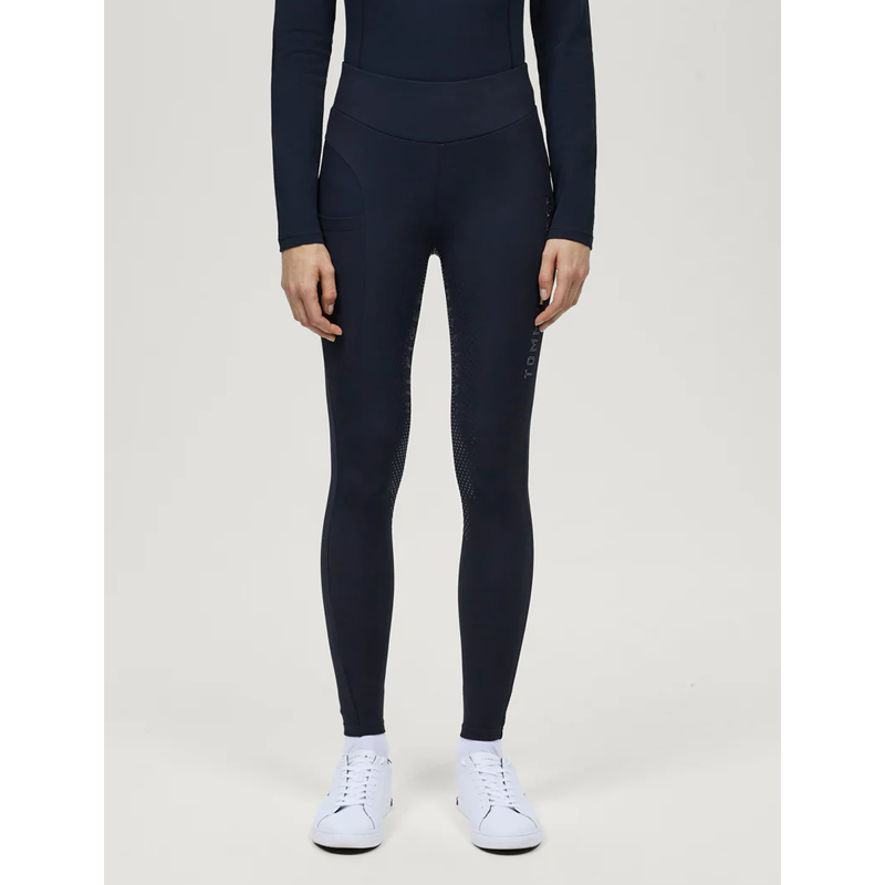 Tommy Hilfiger Elmira All-Year Rhinestone Full Grip Leggings - Desert Sky-4