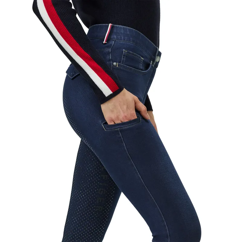 Tommy Hilfiger Women's Hope Denim Breeches - Rinse-4