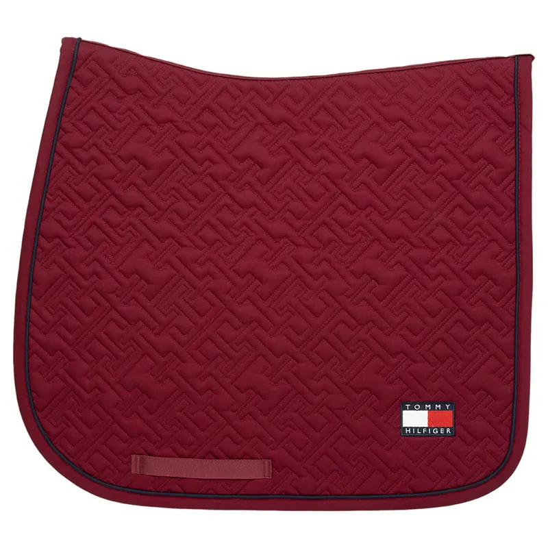 Tommy Hilfiger Oxford Dressage Saddlepad - Rouge - Full 