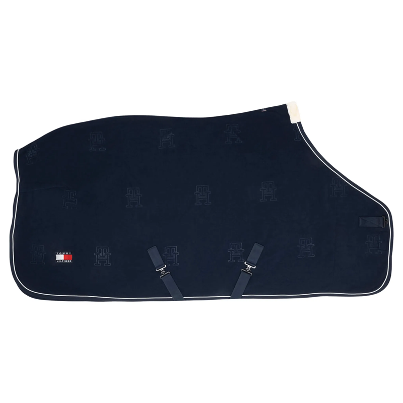 Tommy Hilfiger Oxford Fleece Rug - Desert Sky-1